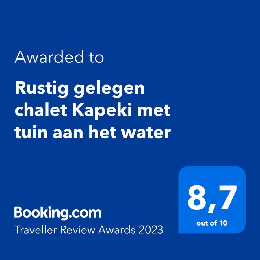 Rustig Gelegen Chalet Kapeki Met Tuin Aan Het Water Geel Zewnętrze zdjęcie